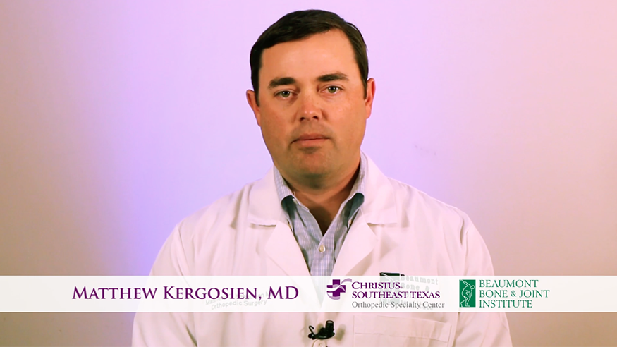 Our Team Dr. Matthew Kergosien Beaumont Bone Joint Institute